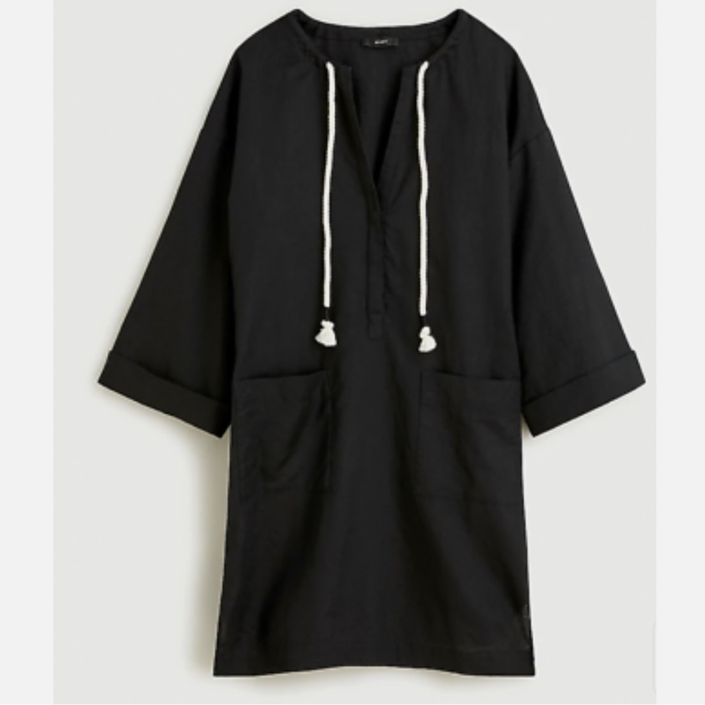 J. Crew Black Swimsuit Cover